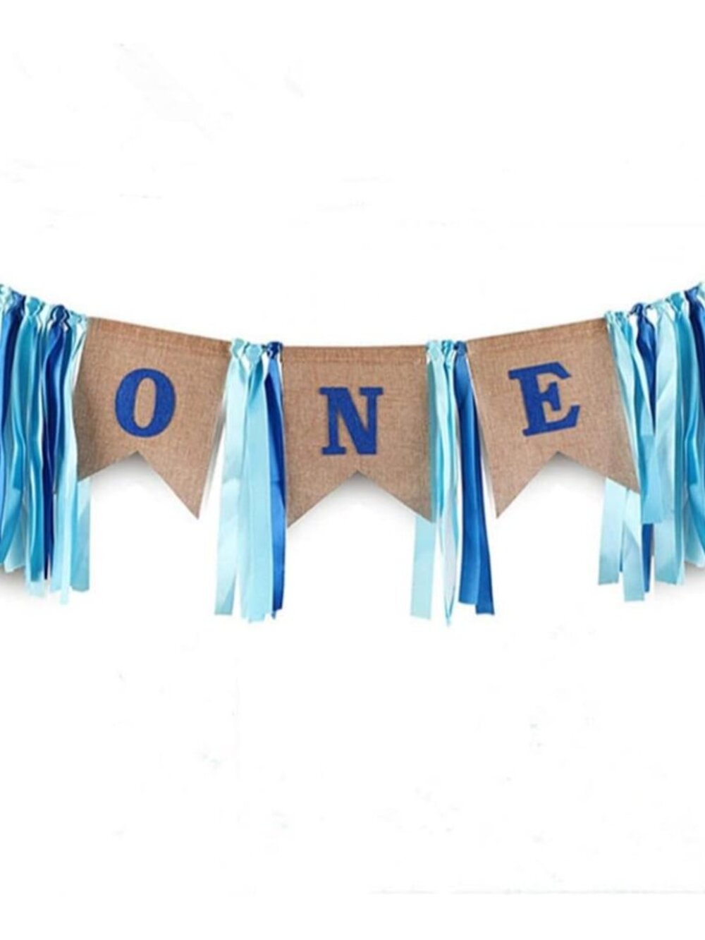 1st birthday decorations,Baby Boy's first Birthday Banner,Burlap Highchair Banne
